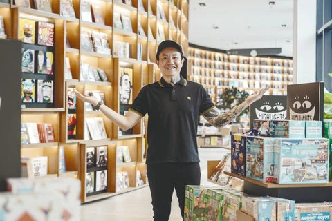 co-founder and managing director of BookXcess, Andrew Yap