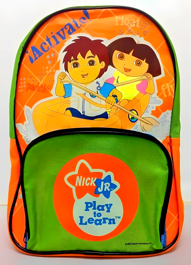 Backpack: Nick Jr Dora The Explorer And Diego – BookXcess