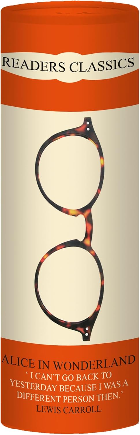 Reading Glasses In Tube - Alice In Wonderland - Assorted Strength