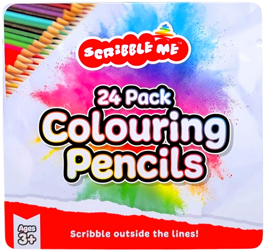 Scribble Me: 24 Pack Colouring Pencils
