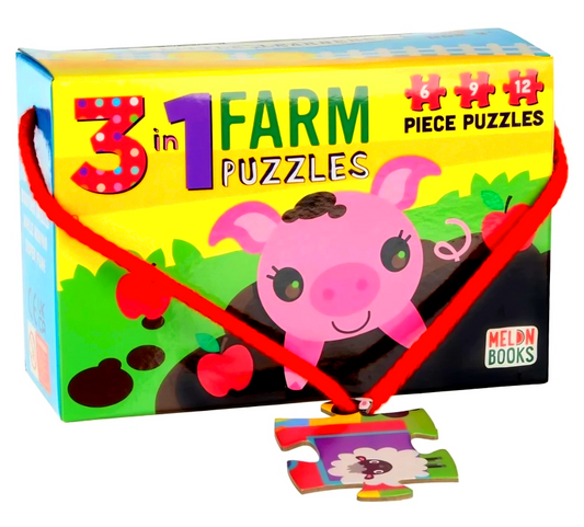 Farmyard 3 In 1 Jigsaw