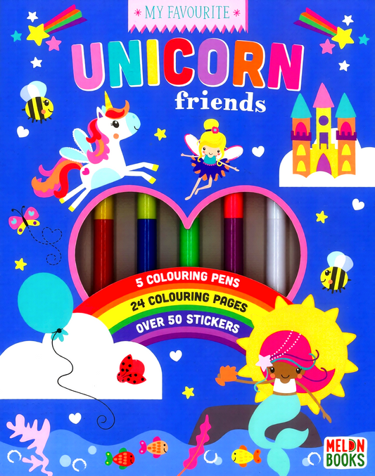 My Favourite Unicorn Friends Colour Activity Set
