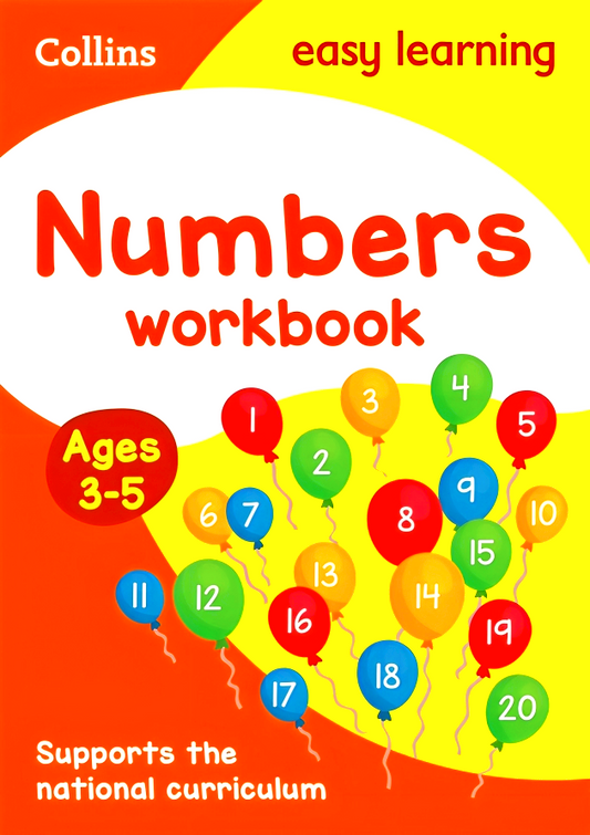 Collins Easy Learning: Numbers Workbook Ages 3-5