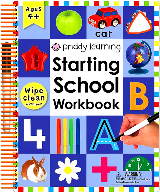Starting School Wipe Clean Workbook With Pen (Priddy Learning)