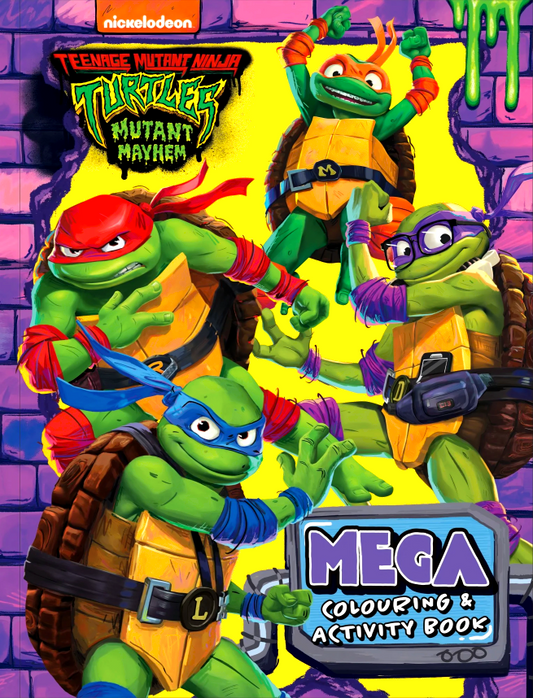 TMNT Mutant Mayhem - Mega Colouring & Activity Book