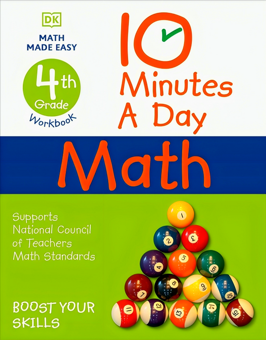 10 Minutes A Day Math, 4th Grade