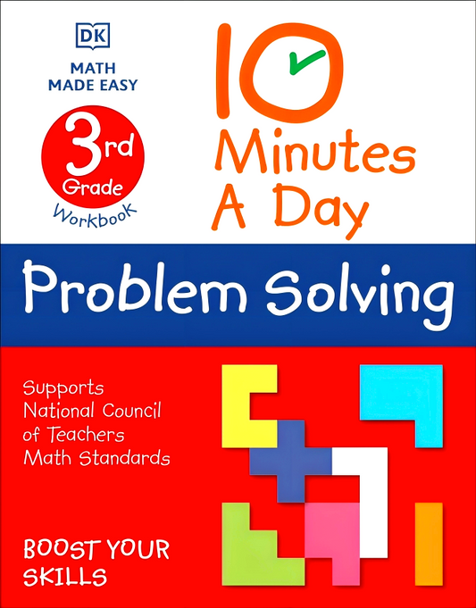 10 Minutes A Day Problem Solving, 3rd Grade