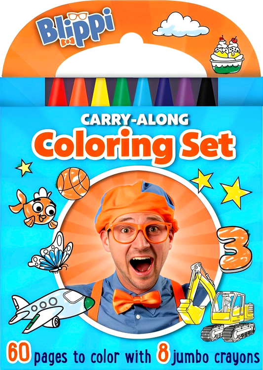 Blippi: Carry-Along Coloring Set