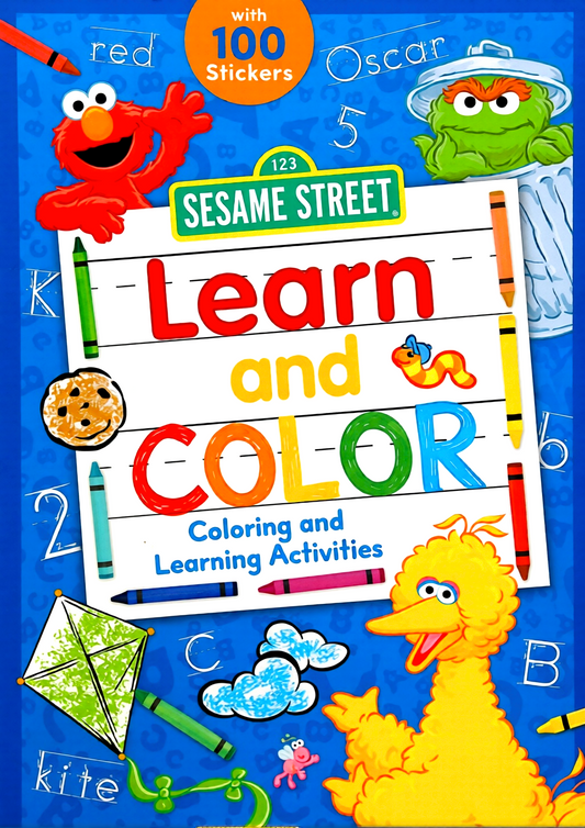 Sesame Street Learn And Color: Coloring And Learning Activities