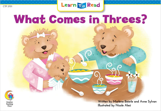 What Comes In Threes? (Learn To Read)