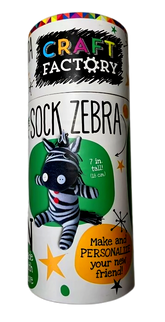 Craft Factory: Sock Zebra