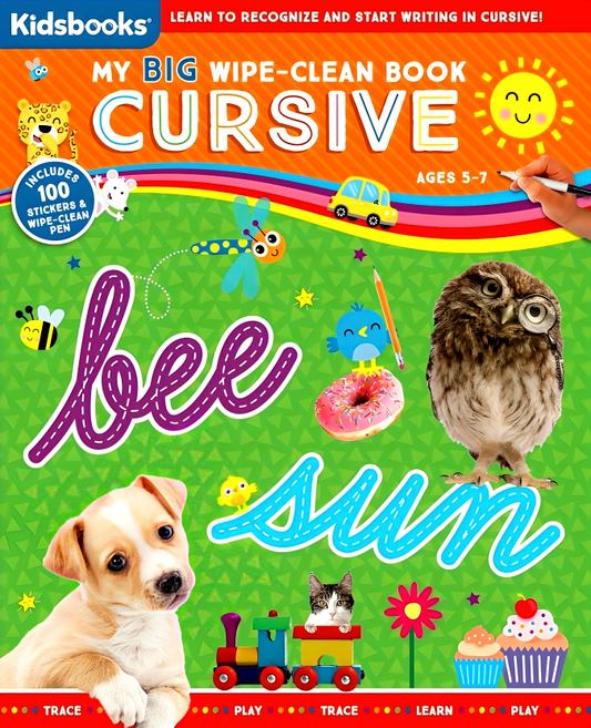 My Big Wipe-Clean Book: Cursive