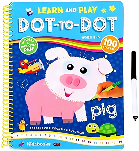 Learn & Play Dot-To-Dot Age 3-5