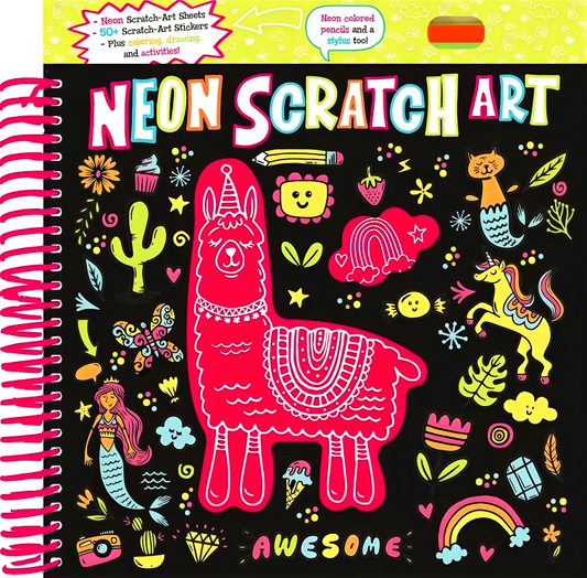 Neon Scratch Art - Creativity Corner