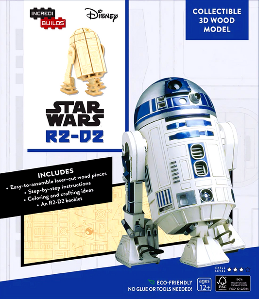 Incredibuilds: Star Wars: R2-D2 3D Wood Model
