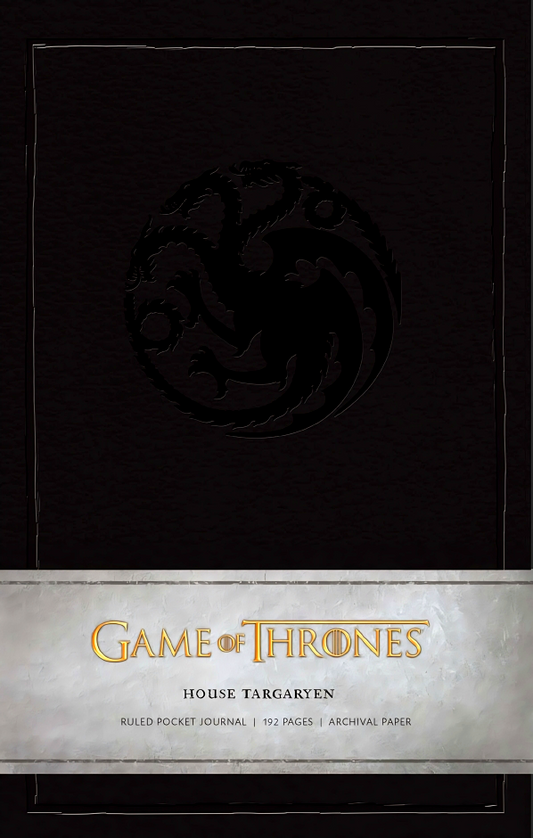 Game Of Thrones: House Targaryen Ruled Pocket Journal