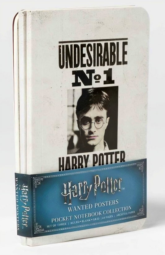 Harry Potter: Wanted Posters Pocket Journal Collection (Harry Potter Journal Collectn): Set Of 3