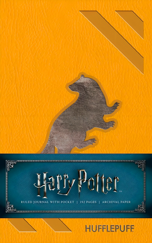 Harry Potter: Hufflepuff Ruled Pocket Journal
