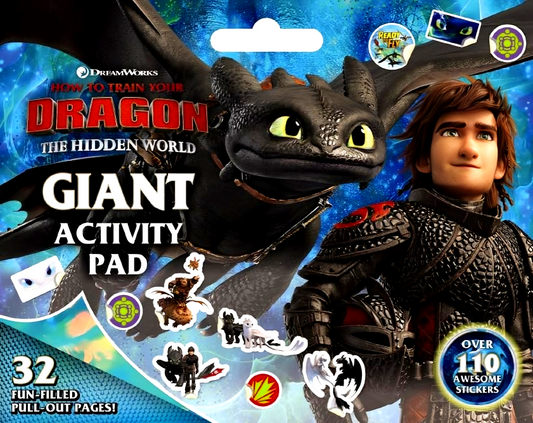 How To Train Your Dragon: The Hidden World: Giant Activity Pad (Dreamworks)