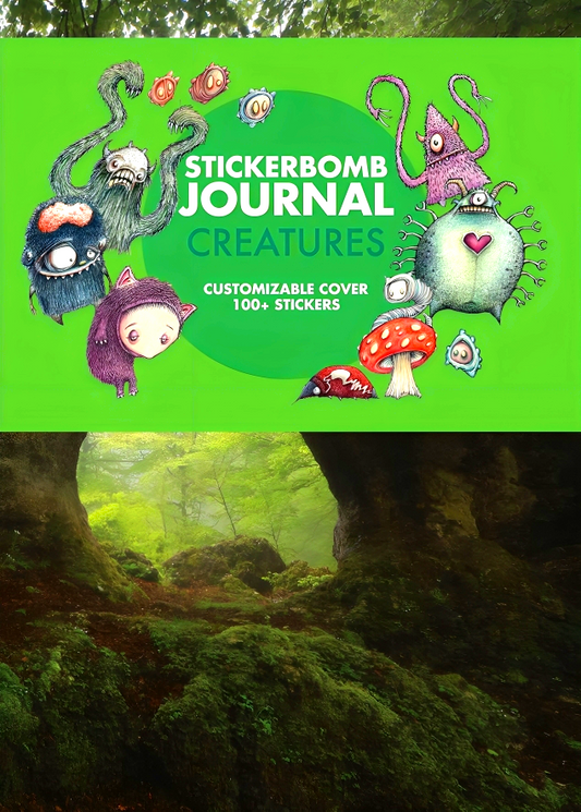 (Original price RM 12.90) Stickerbomb Journal: Creatures