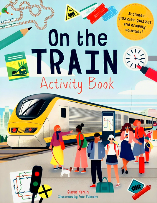 On The Train Activity Book