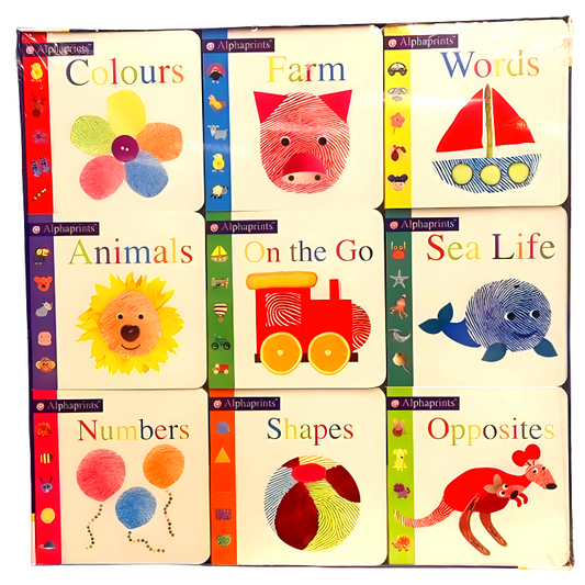 My Alphaprints Early Learning Box (9 Books)