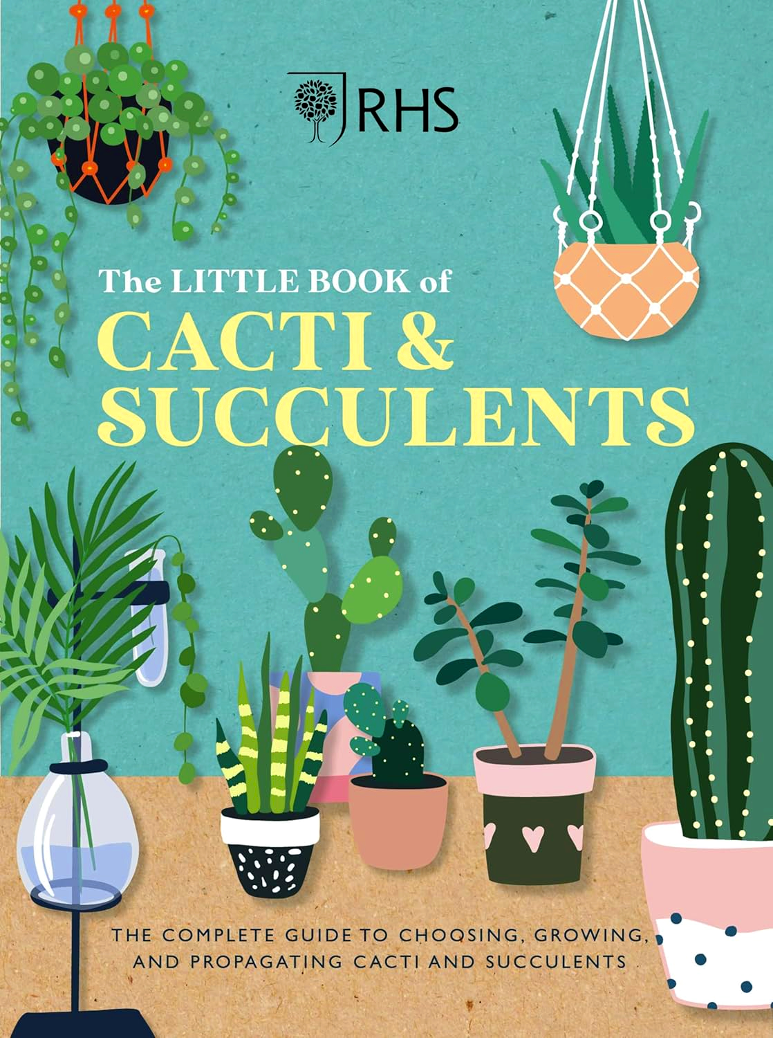 best book about succulents RHS The Little Book of Cacti & Succulents: The complete guide to choos – BookXcess