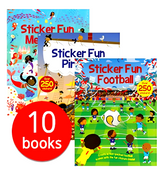 Sticker Book Fun - 10 Book Set