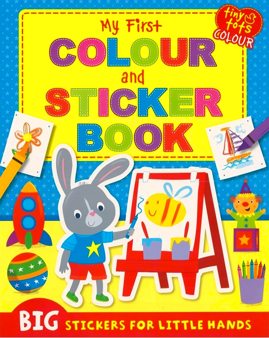 My First Colour & Sticker Book