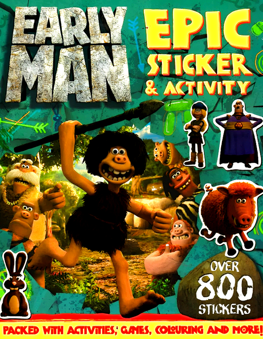 [Flash Sale  RM 5.5 from  1-6 May 2024] Early Man 'Epic Sticker & Activity'
