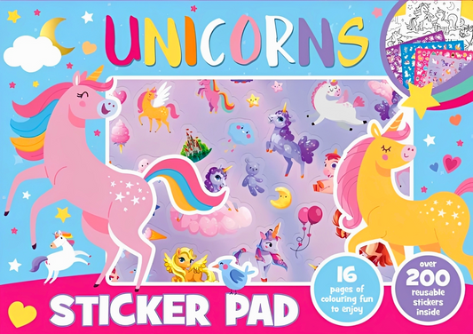 Unicorns Sticker Pad