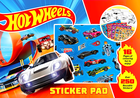 Hot Wheels Sticker Pad
