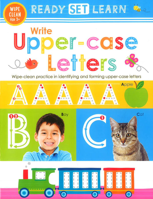 Ready Set Learn: Write Upper-Case Letters (Wipe Clean)