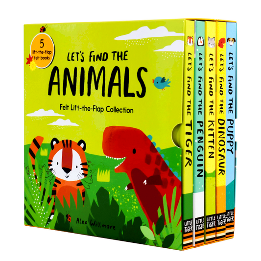Let'S Find Animals Collection (Lift-The-Flap) (5 Books)