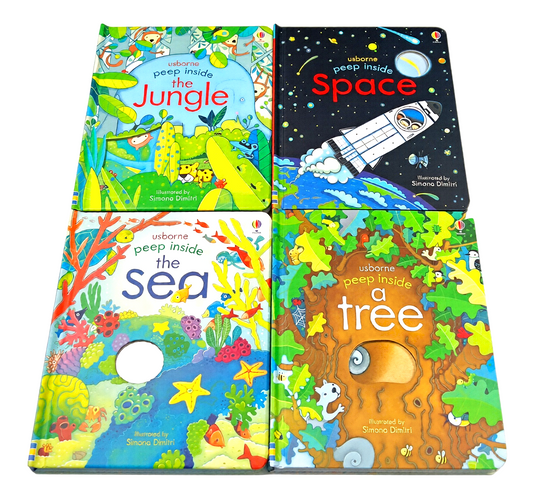 Usborne Peep Inside X 4 Sw