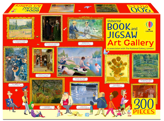Usborne Book And Jigsaw: Art Gallery