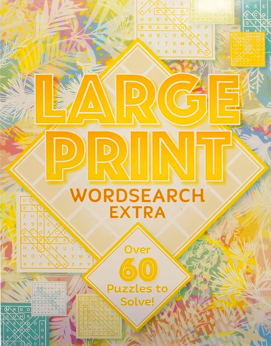Large Print: Wordsearch Extra - Over 60 Puzzles to Solve