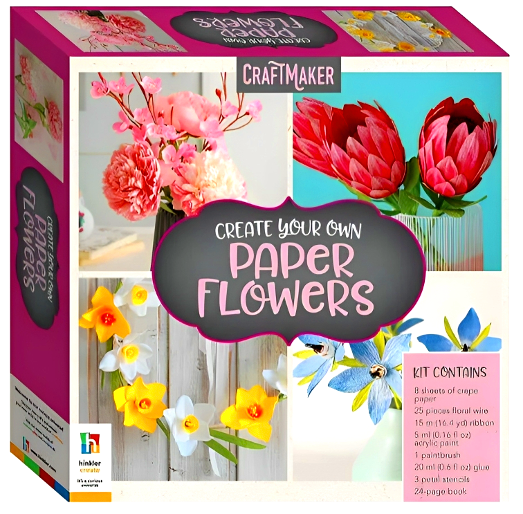 Own Paper Flowers Gift Box Bookxcess