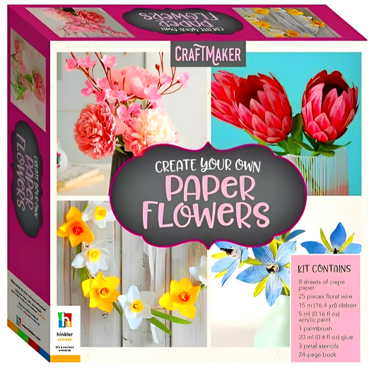 Craftmaker Create Your Own Paper Flowers Gift Box