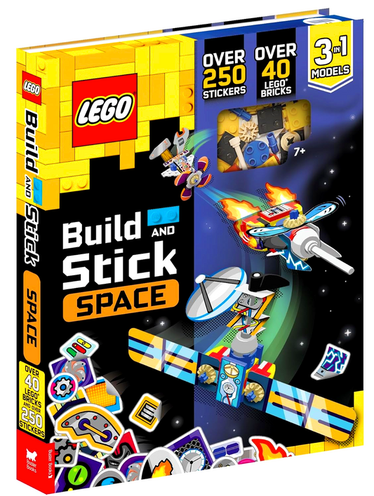 LEGO (R) Books: Build And Stick: Space (Includes Lego (R) Bricks, Book And Over 250 Stickers)