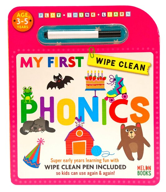 My First Phonics Wipe Clean Board Book