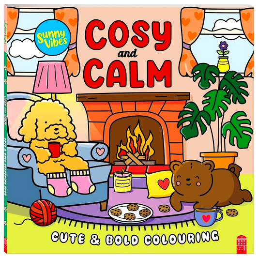 Sunny Vibes Colouring: Cosy & Calm