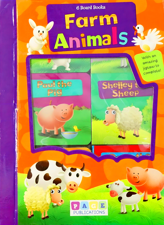 Farm Animals 6 Board Books