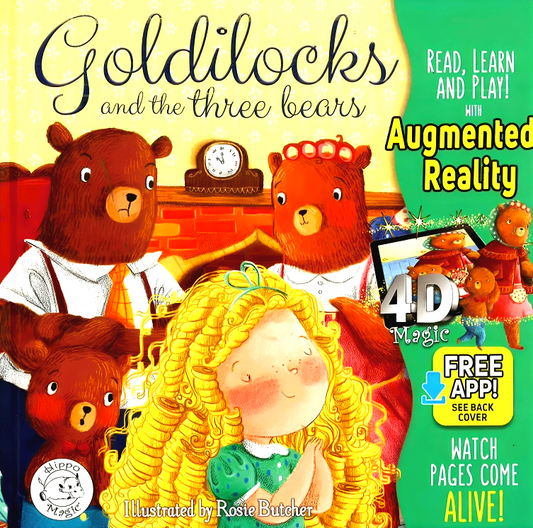[Flash Sale  RM 5.5 from  1-6 May 2024] Goldilocks And The Three Bears: Come-To-Life Book