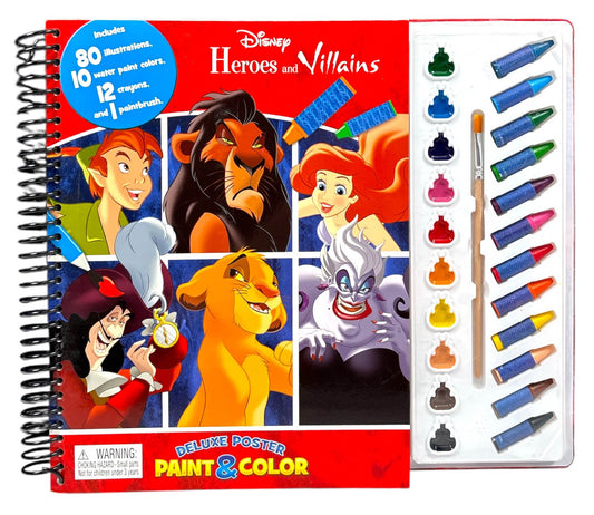 Disney Heroes And Villians: Poster Paint & Colour