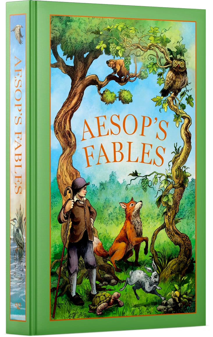 全編英語 AESOP'S FABLES 古本 Wilco Leatherbound: Aesop's Fables – BookXcess