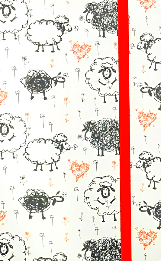 [Flash Sale  RM 6.93 from  1-6 May 2024] Journal (Squiggly Sheeps)