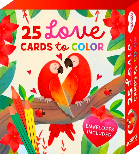 25 Love Cards (Clever Cards To Color)