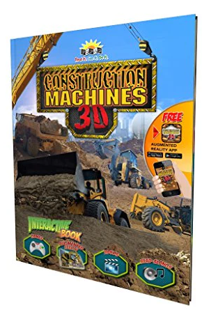 Construction Machines 3D Book
