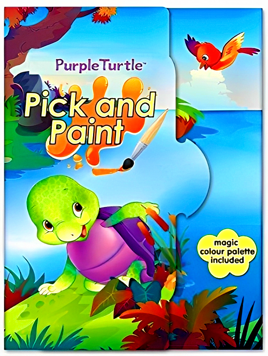 Purple Turtle Pick And Paint